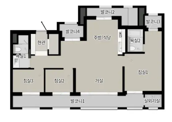 59타입의 내부구조입니다